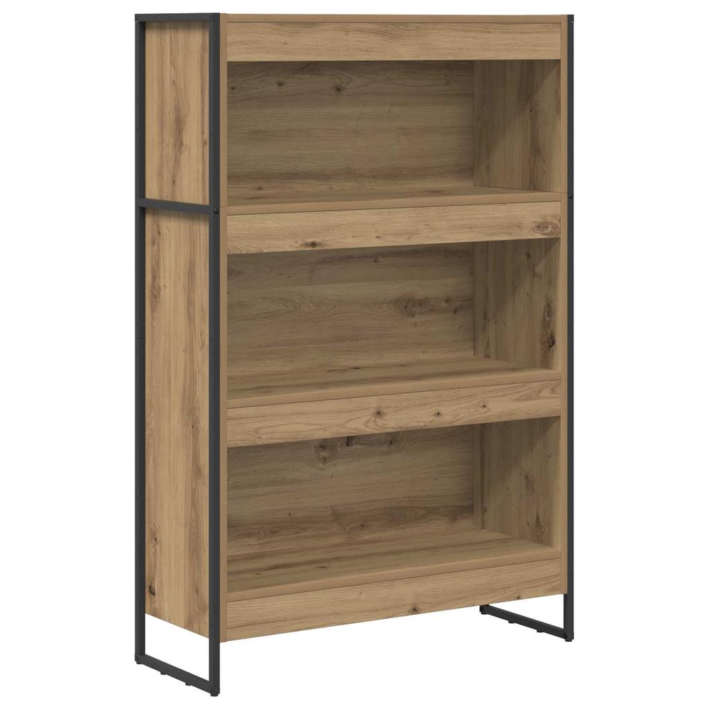 Bookshelf 80 x 30 x 121 cm Engineered Wood Craft Oak