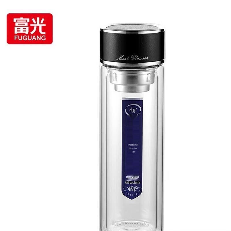 FUGUANG Mingcheng Double-Layer Glass Tea Infuser Bottle