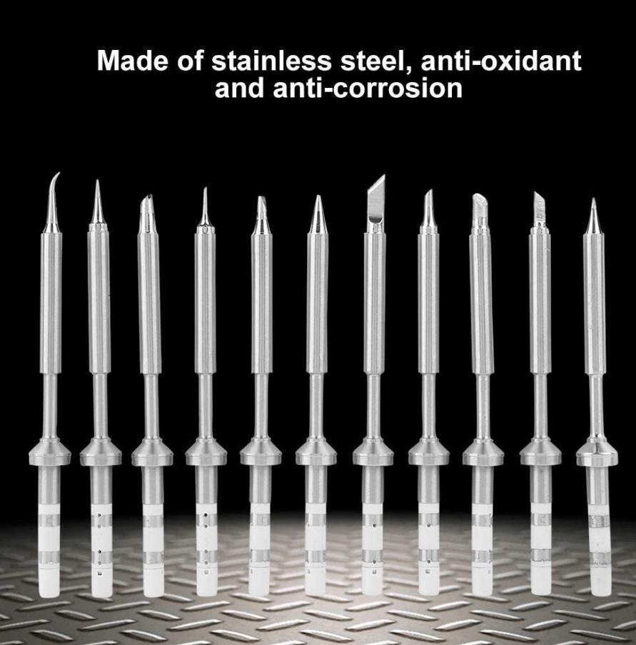 TS Series Soldering Iron Heads Anti-Oxidation Wear Resistant TS-K KU ILS C4 JL02 BC2 Fit TS100 Pine64 for Electronic Maintenance