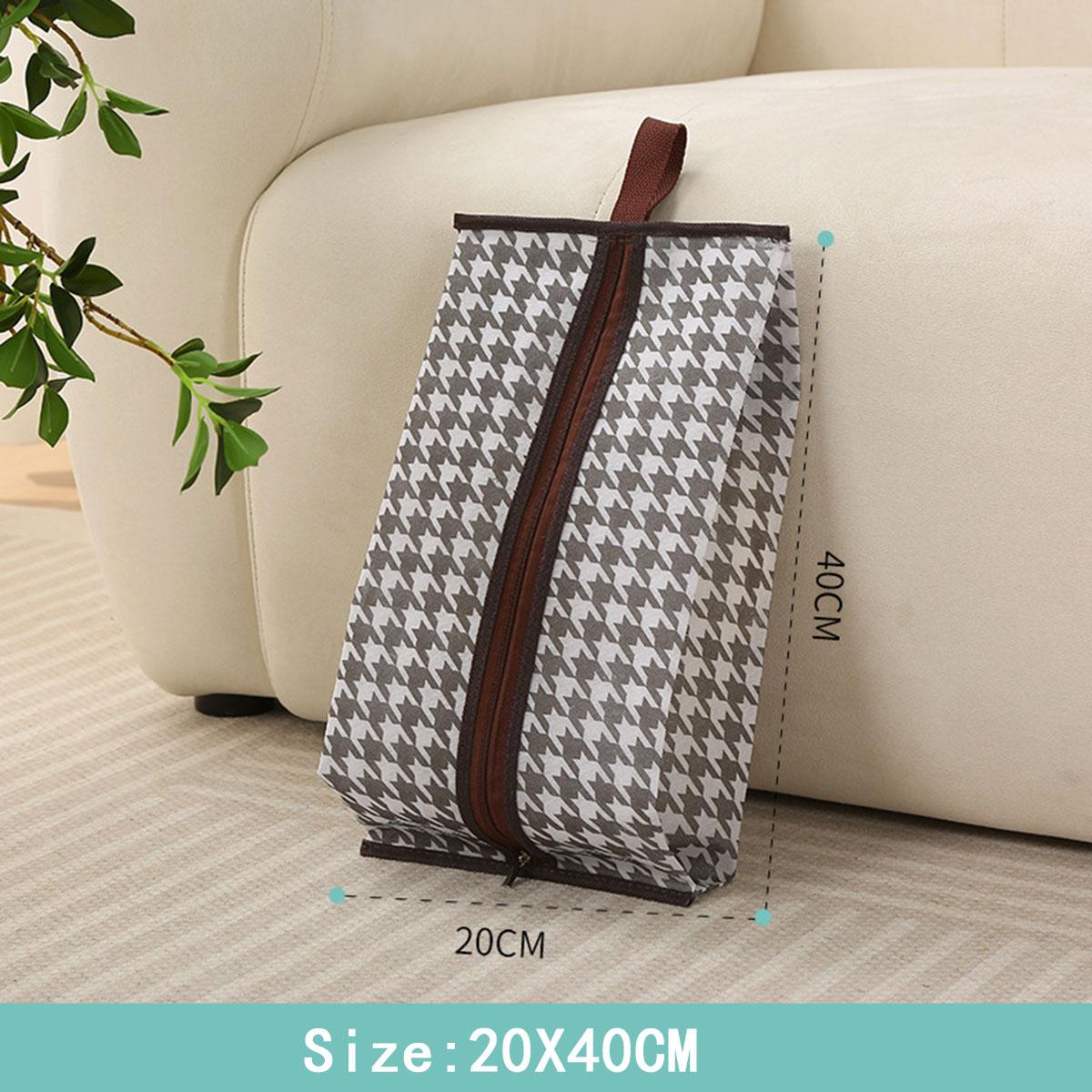 Shoe Storage Bag for Travel - Dustproof Boot Organizer with Zippered Compartment Reusable Shoe Bags for Packing Organization 669₽