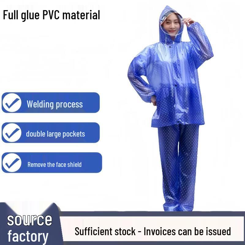 Reflective Split-Style Rainsuit Set
