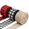 And Beautiful Black White Gingham Christmas Ribbon For Festive Holiday Arrangements