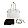 Shoulder Bag Handbag PVC White Women PXRU4471 Used