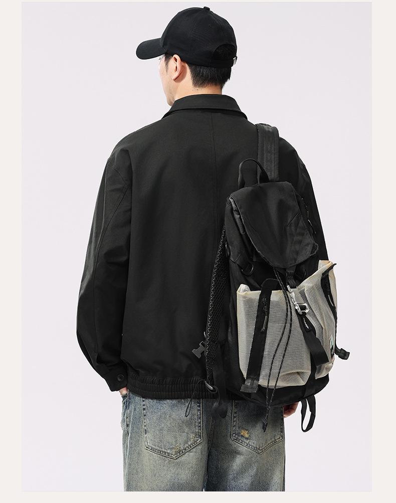 Men's Retro Embroidered Harrington Jacket - Spring 2025 Trendy Style