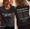 Unisex BABYMETAL Nordamerika Tour 2026 T-Shirt, Japanische Metal Band Grafik-T-Shirt, Konzert-Merchandise, Unisex Vintage Shirt