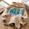 Sweatshirt Autumn Boys And Hooded Winter Clothes With Plush Insulation Loose Winter Clothes Childrens Thick Top
