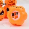 Pumpkin Light with LED Halloween Stacking Light, Light-up Decoration for Horror Party, Glowing Hanging Ornament Metal Ring Outdoor Decor