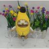 Cute Happy Crying Banana Cat Plushie Pendant Keychain Cat Plush Toy Funny Car Bag Key Chain Keyring Accessories Kids Gifts