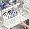 Beifu 42cm Double-Layer Countertop Dish Drying Rack
