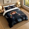 3-teiliges Bettwäsche-Set Kinderspiel Chucky Tiffany Weiche Bettwäsche und zwei Kissenbezüge Heim Schlafzimmer Dekoration