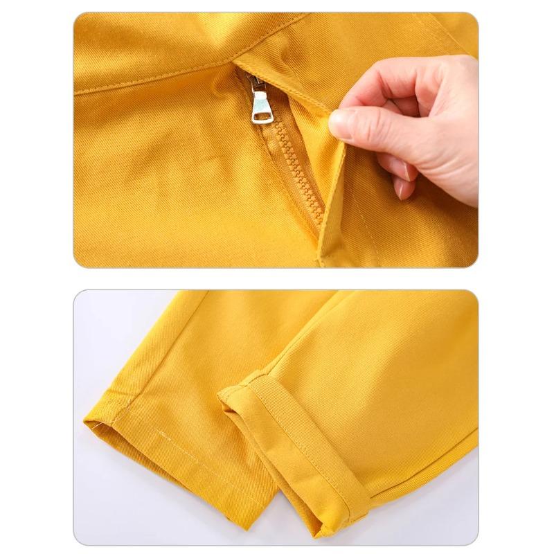 Tute Hip Hop per Bambini Salopette da Ragazza Tuta Romper per Bambini Streetwear per Ragazzi Pantaloni Colorati Scuola