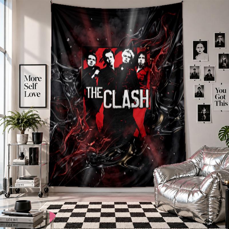 The Clash Wall Tapestry Home Decor Wall Hanging Cloth for Bedroom Living Room Background
