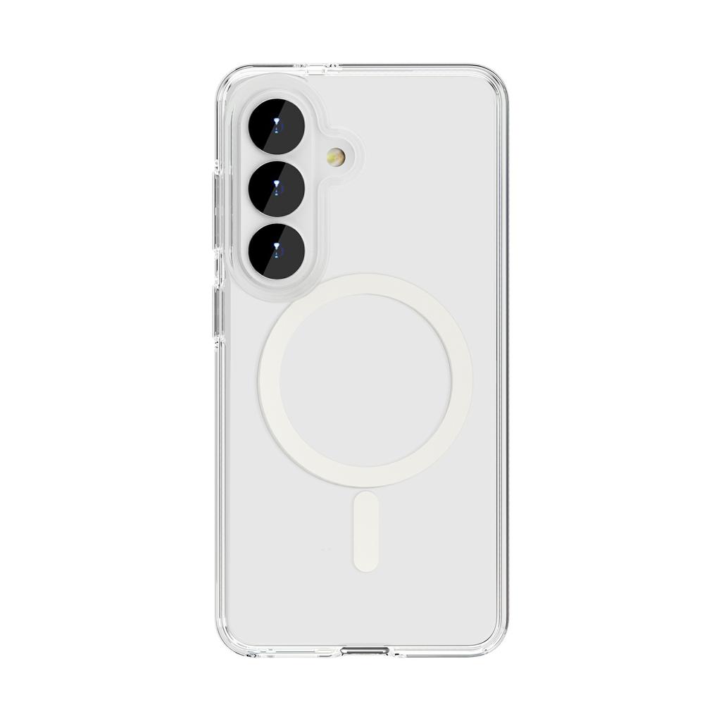 For Samsung Galaxy S26 Magnetic Case PC + TPU Clear Phone Cover