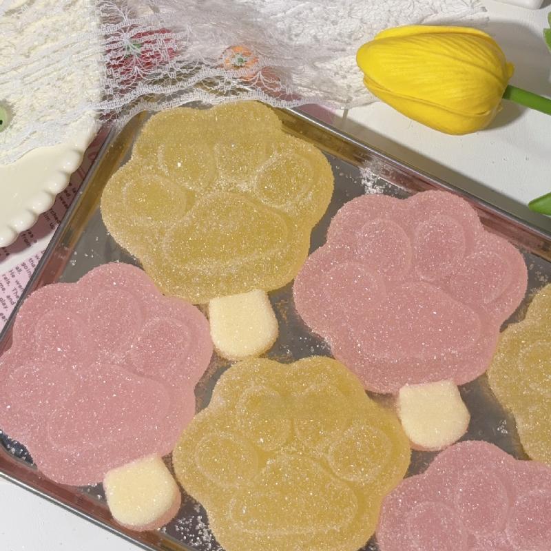 NEW Tabas Squishy Creative Novelty Kawaii Candy Cat Paw Popsicle Ice Cream Soft Sticky Squeeze Fidgeting Kids Toys Girl Gifts