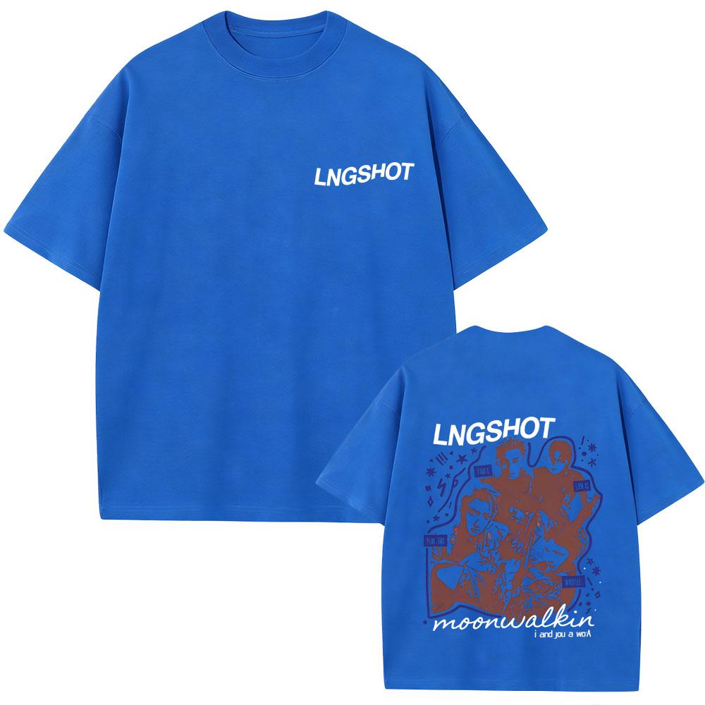 Korean Band Lngshot Face Graphic T Shirts Unisex Women Kpop Fashion Trend Tshirt Summer Unisex Casual Soft Cotton Oversized Tshirt