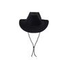 High-quality wool felt hat with windproof strap, stage hat, jazz hat, European and American festival carnival cowboy hat, knight's hat, trendy