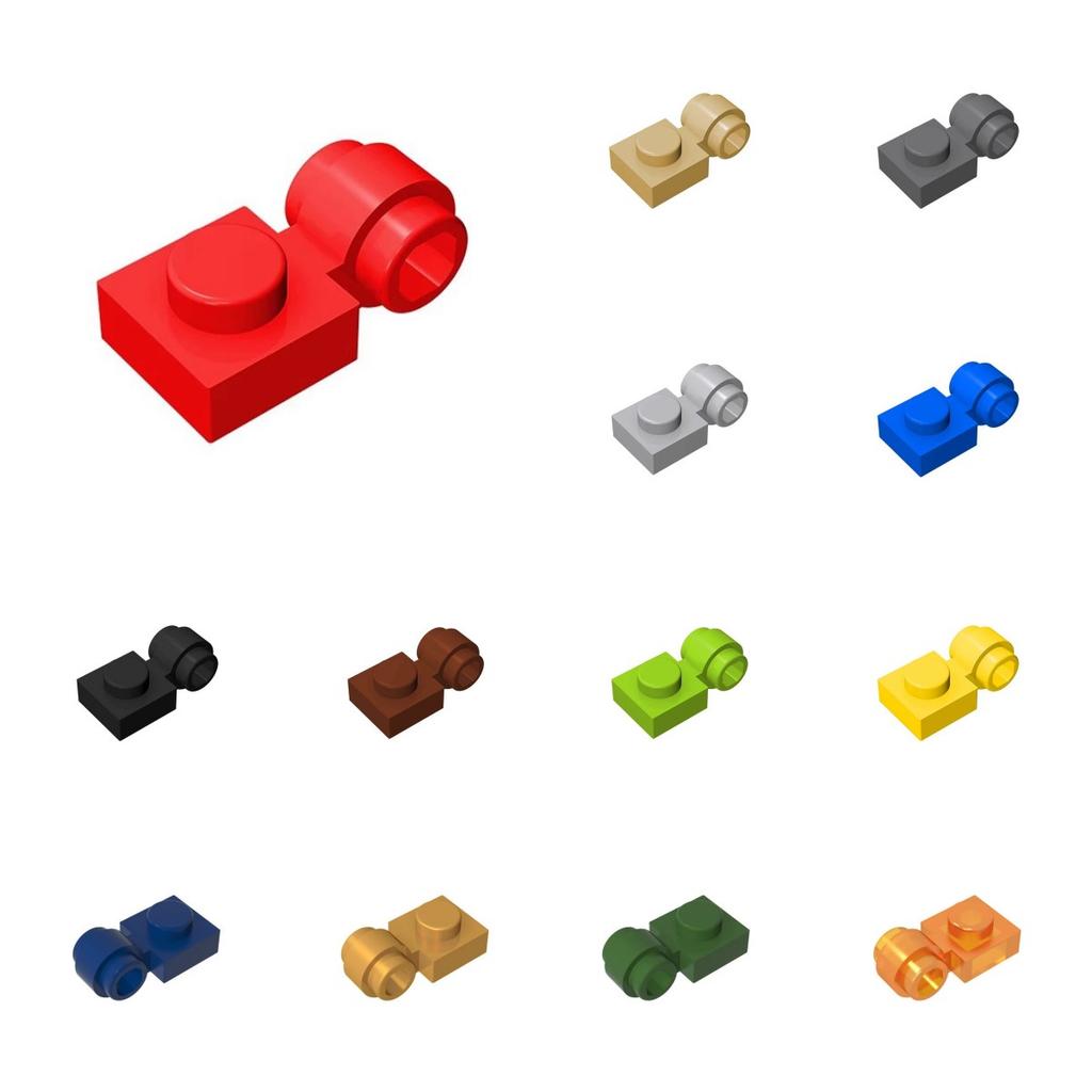 50pcs 4081 Modified 1x1 Building Blocks With Light Attachment Bricks Particle Puzzle Idea Toys Children Birthday Kid Gifts