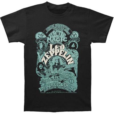Led Zeppelin Męska Koszulka Czarna Electric Magic Slim-Fit | Oficjalnie Licencjonowane Gadżety