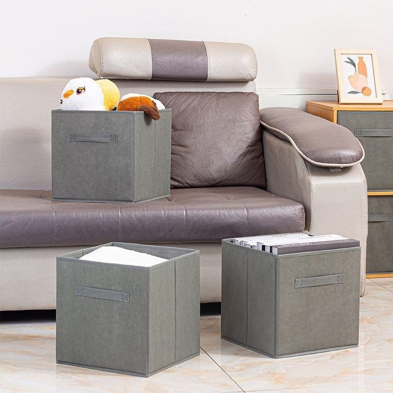 Fabric Storage Box: Lidless Organizer for Clothes, Books, and More