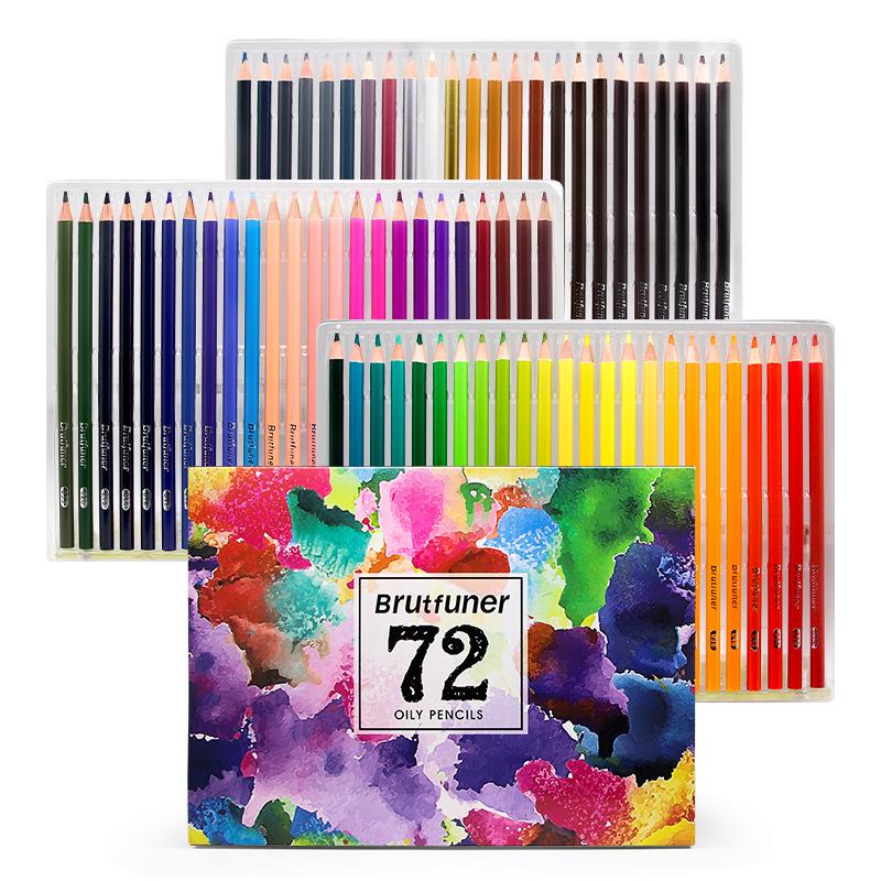 Exclusive Set: 260-Color Oil-Based Colored Pencils for Students & Graffiti Artists