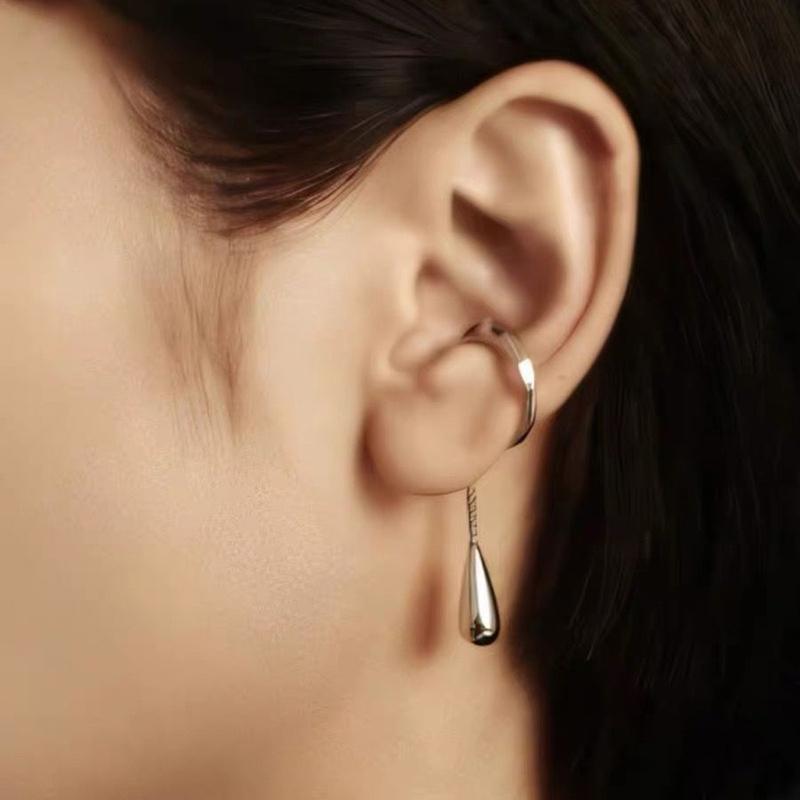 Simple Personality Tassel Drop Pendant Ear Bone Clip  Feminine Exquisite Party Accessories