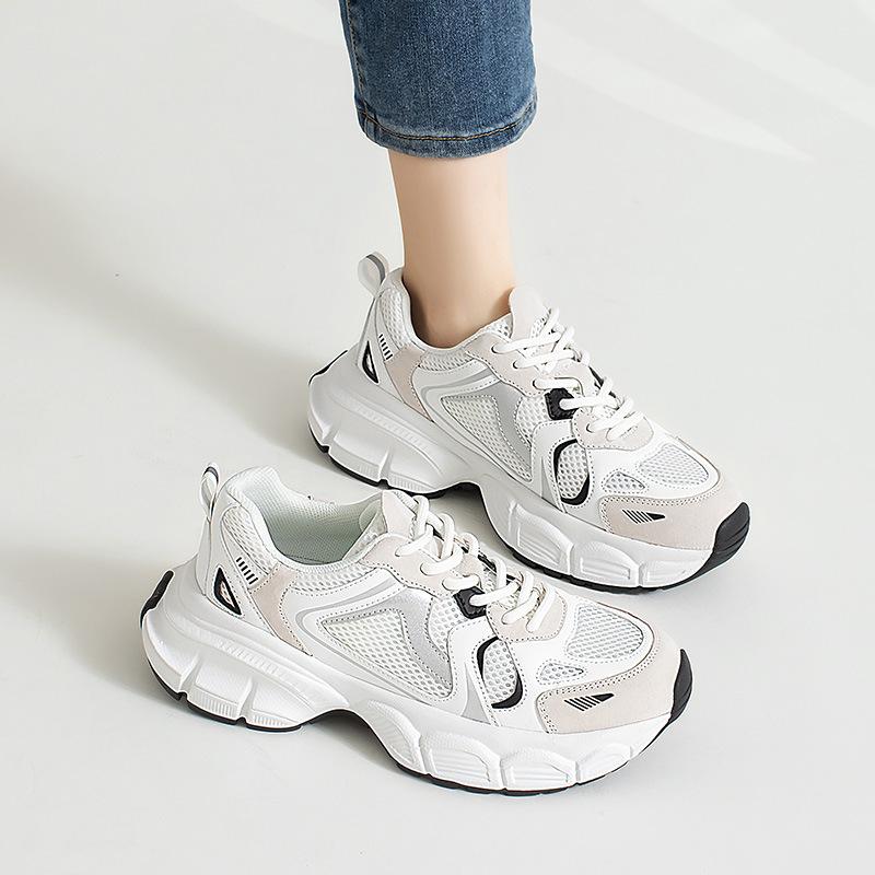 Augustine platform dad shoes women's summer 2025 new ins Internet celebrity Korean version of light sports women's shoes tide