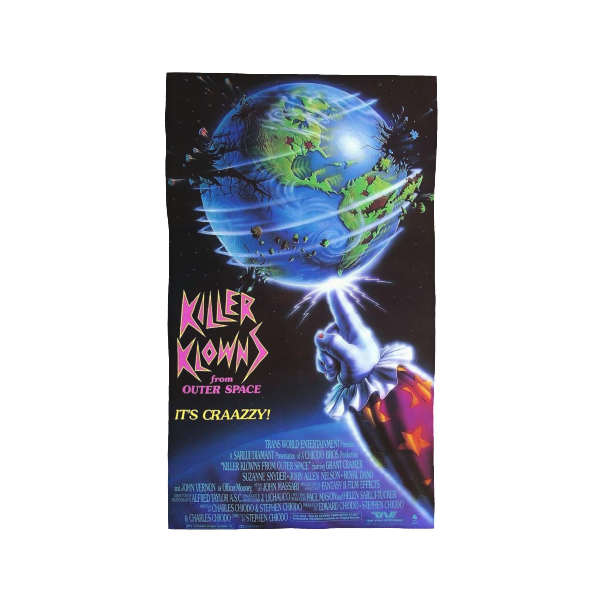 

Killer Klowns from Outer Space Soft Face Towel Quick Dry Pool Bath Cotton Towels Absorbent W40*H60(CM)