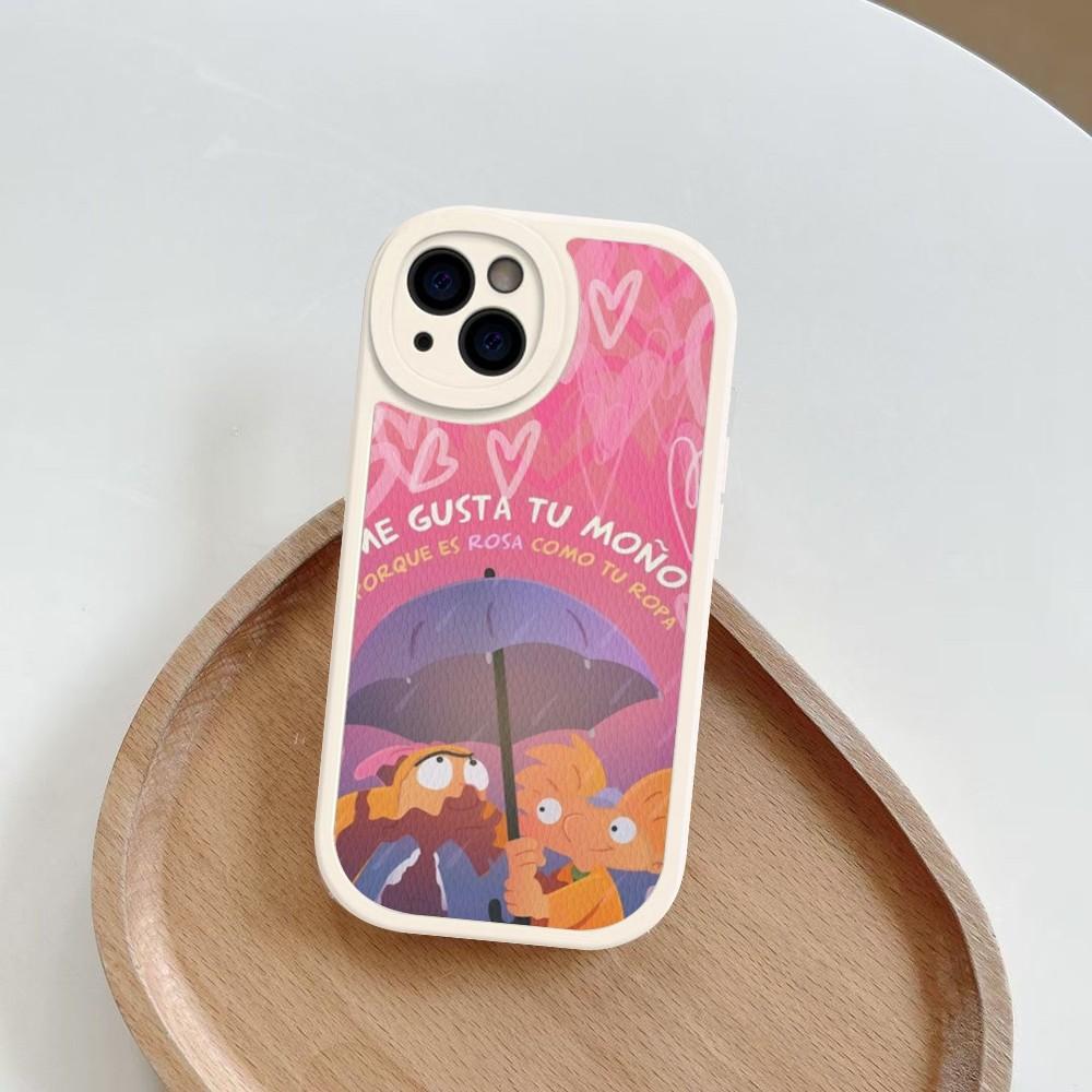 

H-Hey A-Arnold Phone Case Hard Leather For iPhone 16 15 14 13 12 Mini 11 14 Pro Max Xs X Xr 7 8 Plus Fundas iPhone 15