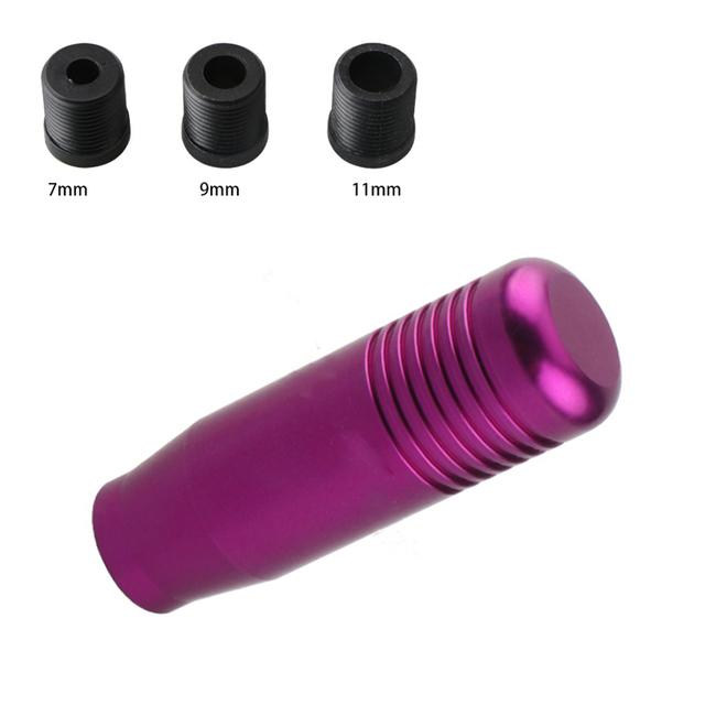 

Стильная универсальная автомобильная алюминиевая ручная коробка передач 8,5 см ручка рычага переключения передач ручная коробка передач ручка переключения передач фиолетовый