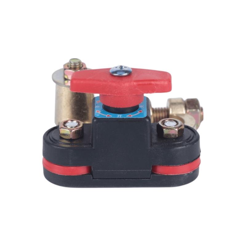 Car Battery Disconnect Control with Cutoff Knob and Wrench, Metal Terminal Hardware for Long Term Parking, Maintenance and Battery Power Disconnect
