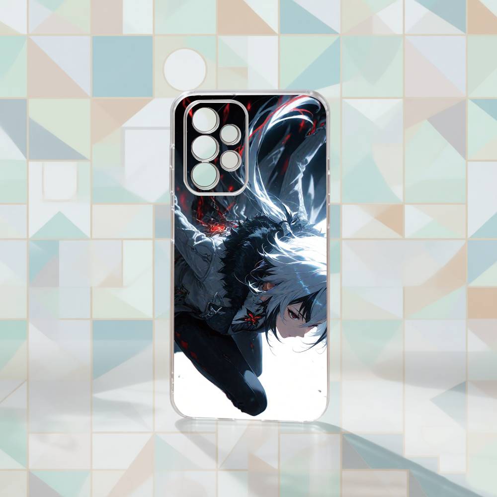 Genshin Impact Arlecchino Phone Case Transparent Silicone Soft For Samsung S25,S24,S21,S22,S23,S30,Ultra,S20,Plus,Fe