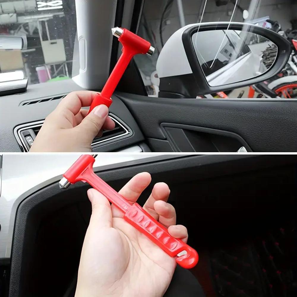 2in1 Emergency Car Safety Hammers Seat Belt Cutter Car Window Breaking Hammer Portable Car Emergent Rescue Escape Tools Kit