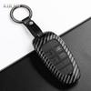 Abs Carbon Fiber Style Car Key Case Cover For Hyundai Santa Fe Tucson  Nexo Nx4 Atos Prime Solaris Protected Fob Accessories