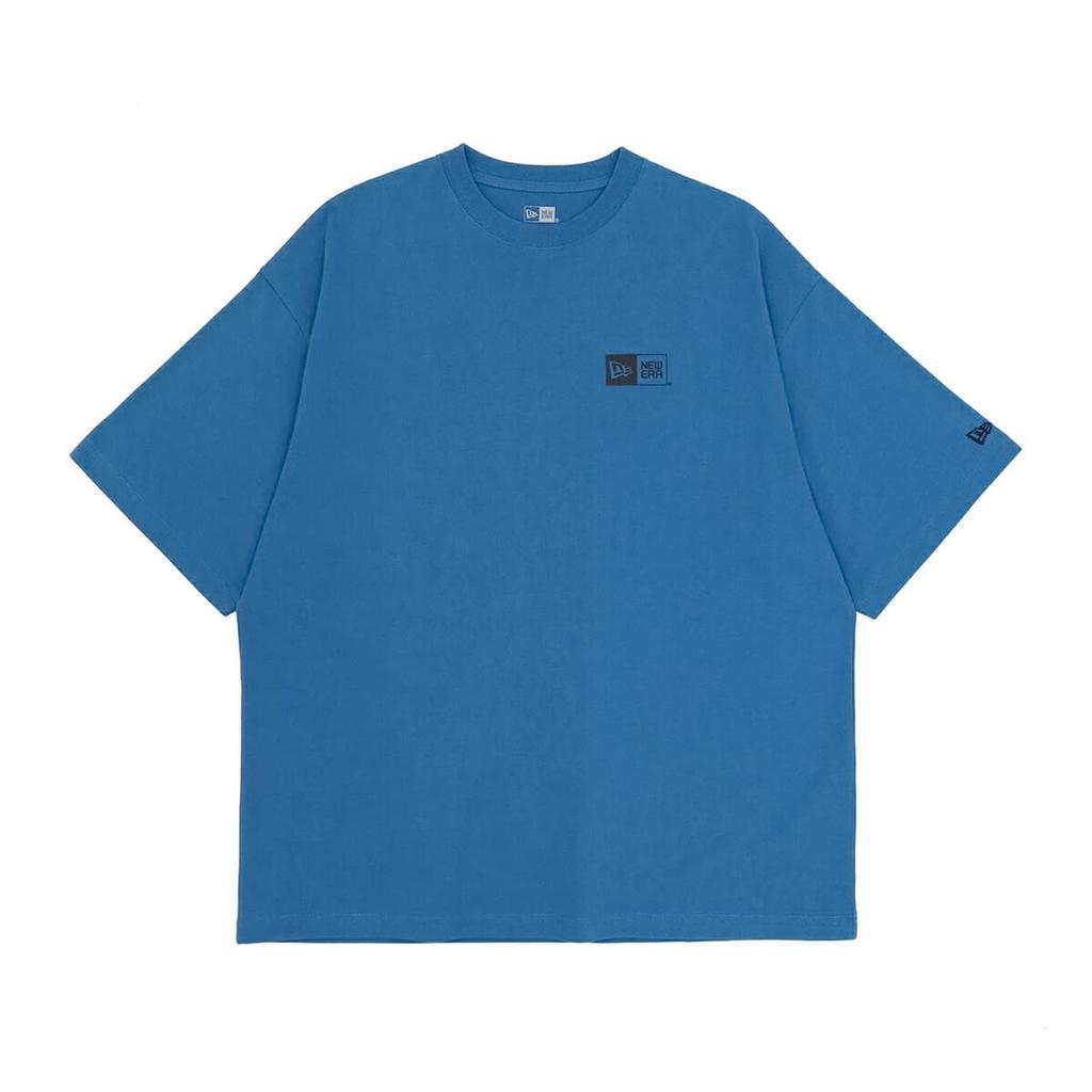 New Era Short Sleeve Onspotz Exclusive Oversized Blue Black M Oversized Cotton Tee Box Logo T-Shirt S/S