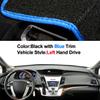 Car Inner Auto Dashboard Cover Dashmat Carpet Dash Mat Cushion Cape 2 Layers For Honda Odyssey 2009 2010 2011 2012 2013 2014