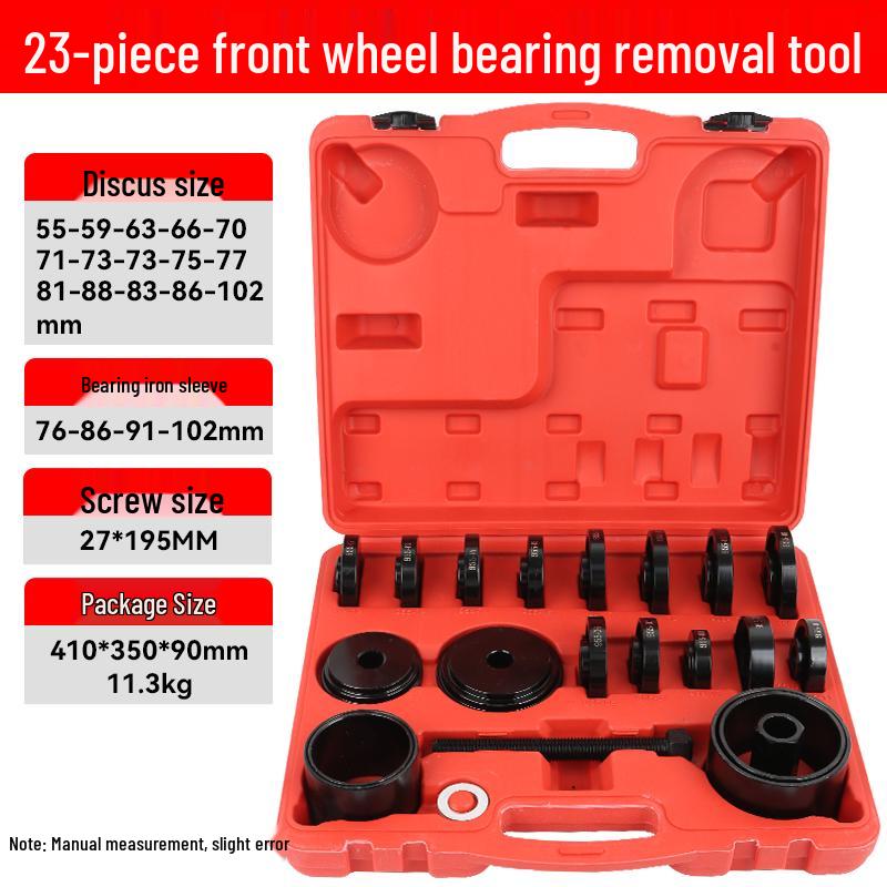 

30-Piece Front Wheel Bearing Removal and Installation Tool Set