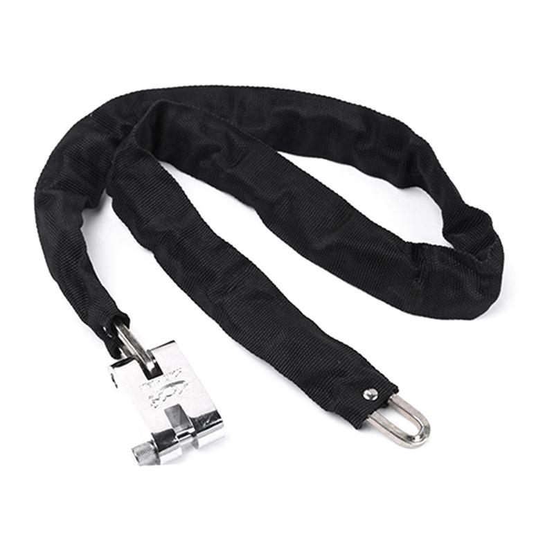 Bike Lock 8M Metal Anti-Theft MTB Road Bike Heavy Duty Safety Lock Motorcycle Padlock Bicycle Chain Lock With Key Easy To Use