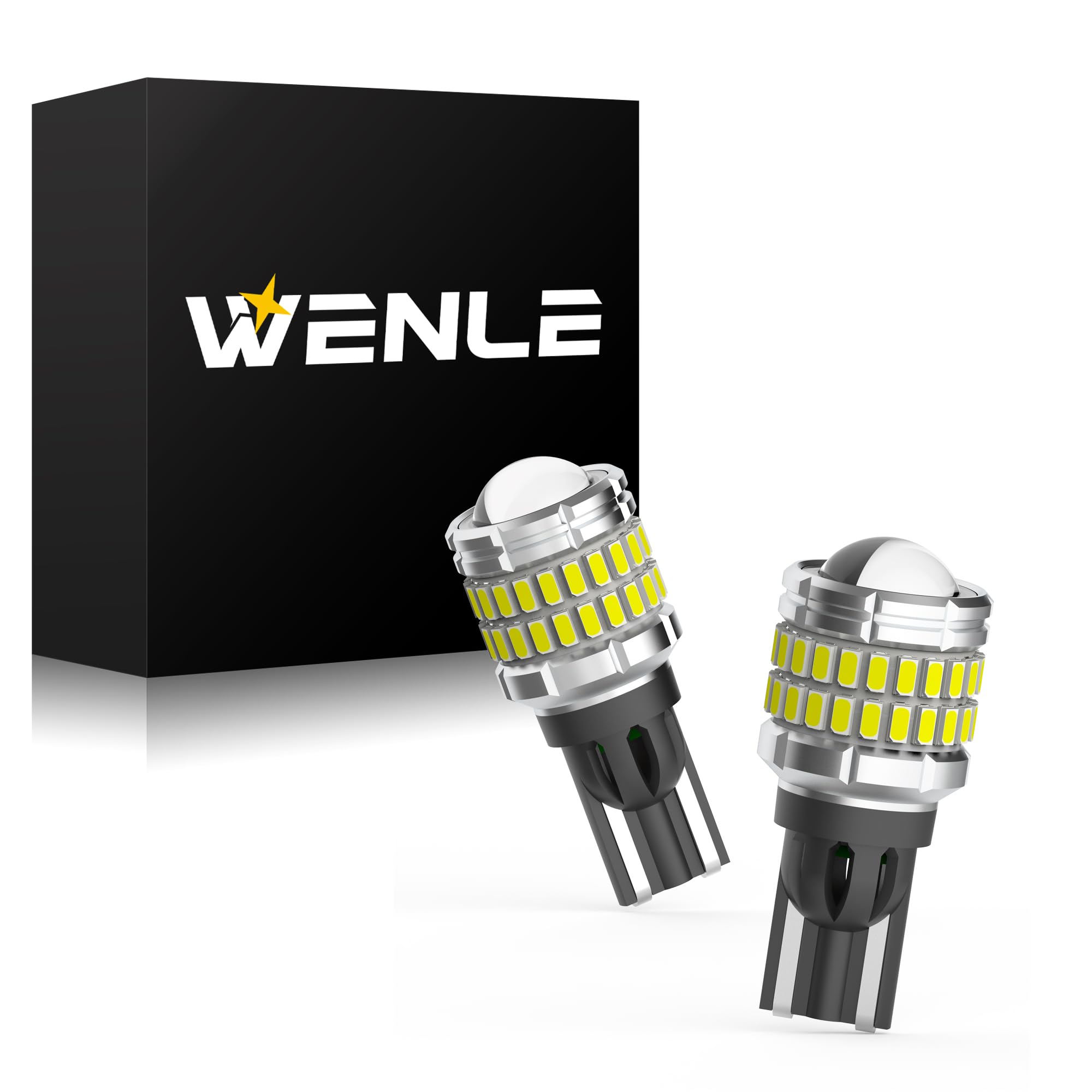 

WENLE T16 LED Back Lamp, Backward Light, 2000 LM, White, 6000K, 12W, DC 12 V, For Cars, Left & Right T16 белый