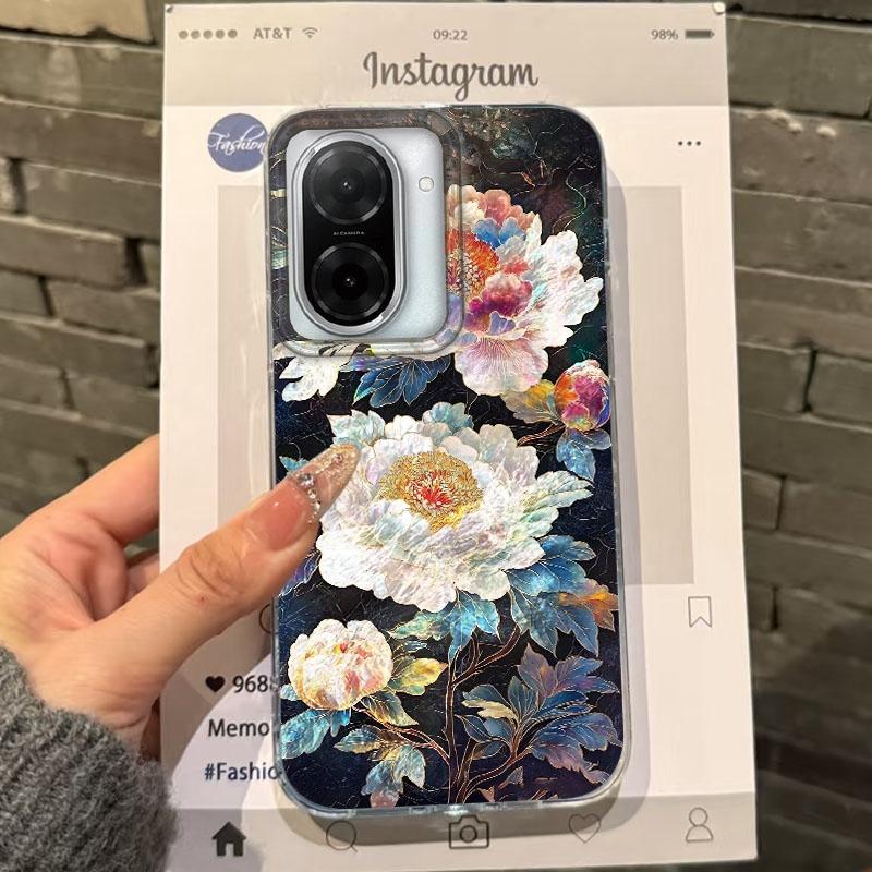 Luxury Flower Girls Women Phone Case For Xiaomi Redmi Note 14 Pro 14C 13C 10 9A 9C 13 12 11 10S 9 8 Plus A5 A4 A3 A2 A1 Cover