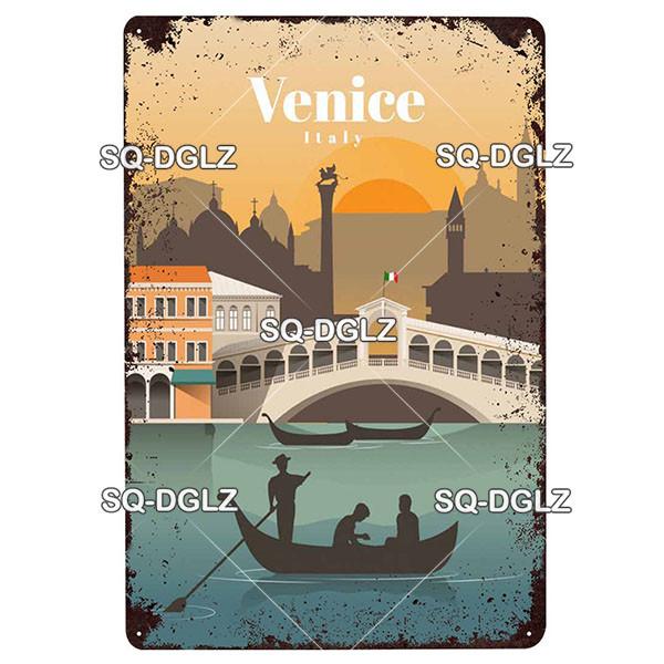 Metallschild „Tokyo City“, Vintage-Plakette, Dekor für Kneipen, Bars, Wanddekoration, Blechschild, Barcelona/Sydney/Norwegen, Poster, Geschenk