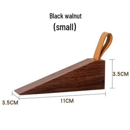 Nordic Solid Wood Door Stopper | Heightened Anti-Collision Plug for Bedroom | Movable Top Anti-Closing Bumper