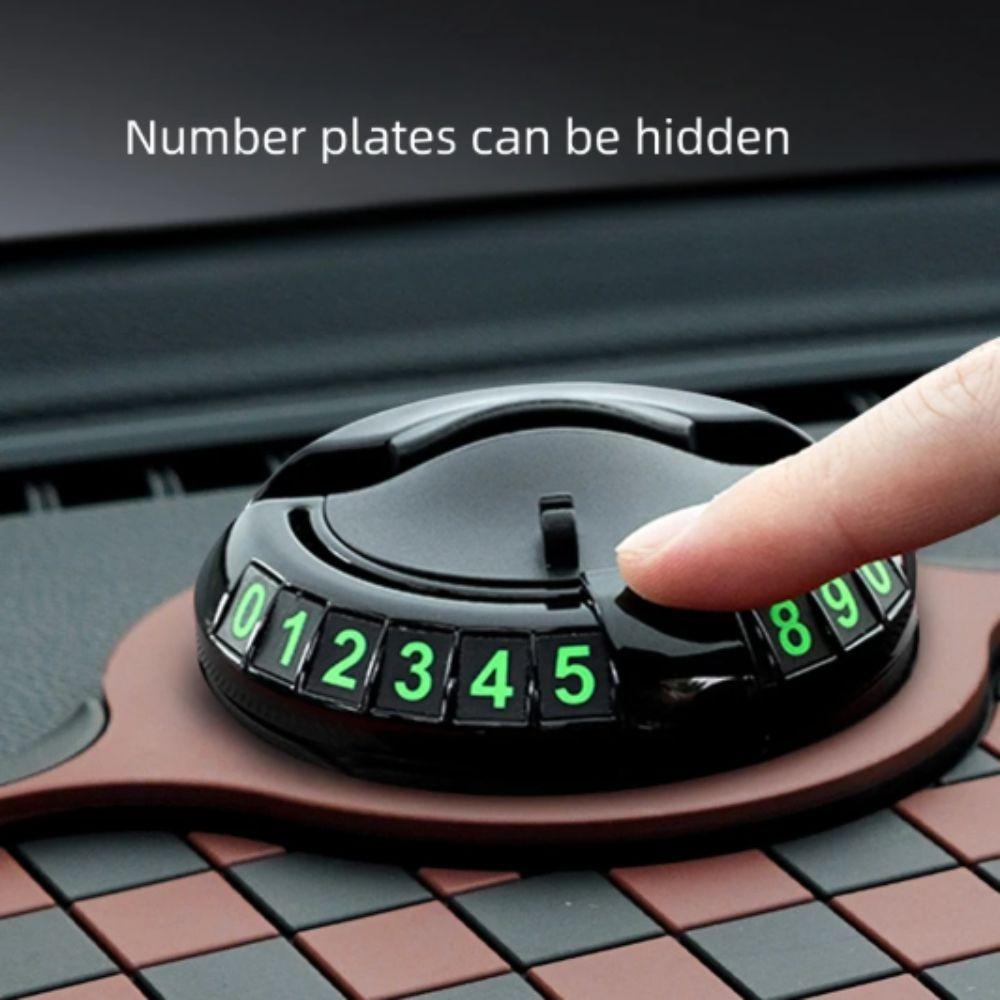 Multi-Function Grid Dashboard Mount Three-In-One Design Phone Holder Vehicle Dashboard