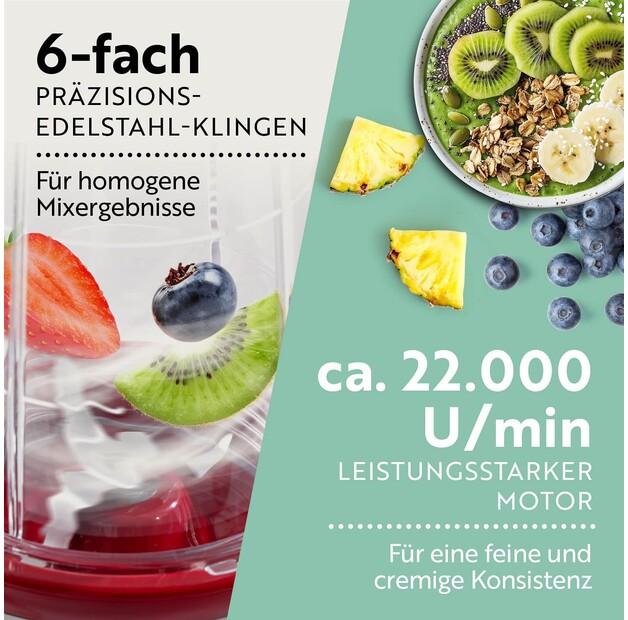 Stationary Blender Gourmetmaxx Mr.Magic Silver/red (03806)