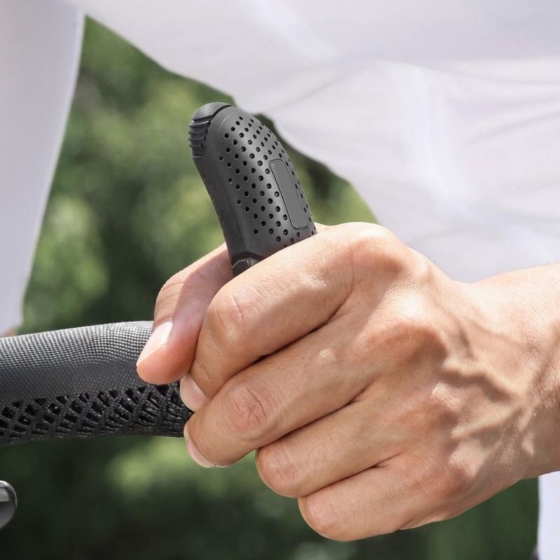 Ergonomisches Lenkerendgriff-Set (2 Stück) für Pendlerfahrräder, Nylonklemmen am Lenker zur Unterstützung des Griffs, die helfen, den Handdruck bei der täglichen Fahrt zu reduzieren