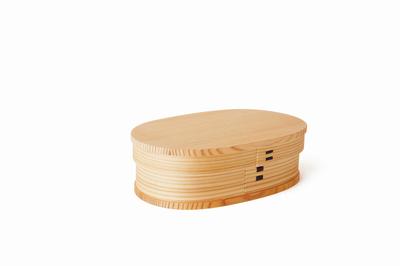 Odate Kogeisha Akita Cedar Magewappa Oval Bento Magewappa Bento Box Made In Japan 2540 (Medium)