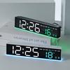 New LED Electronic Alarm Clock Multifunctional Clock Ambient Light Bedside Clock Simple Clock 1181 Plastic Desk Clock
