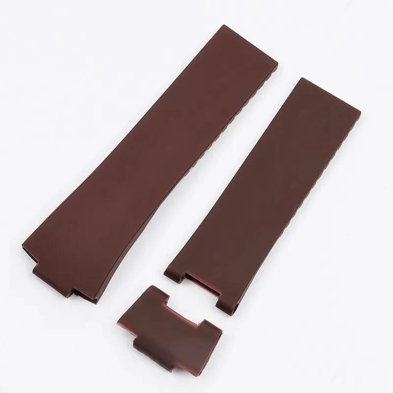 Silicone Watch Strap for Athens Observation Navigation 1183 Men's Women's Waterproof For Ulysse Nardin Rubber Watchbands