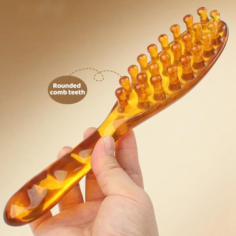 Scalp Relaxation Massage Comb Massage Body Face Lifting Eye SPA Massage Plate Resin Multi-functional Scraper Tool Men Woman