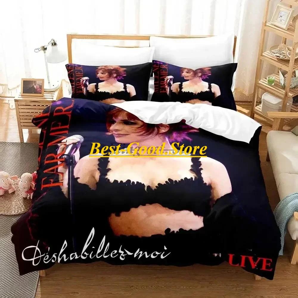 Butterfly Mylene Farmer Bedding Set Duvet Cover Sheet Printed Bed Set Pillowcase Bed Full Queen King Size Comforter Bedroom