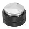 51mm Stainless Steel Coffee Tamper Base Coffee Bean Press Tool Black (Three Angled Slopes)